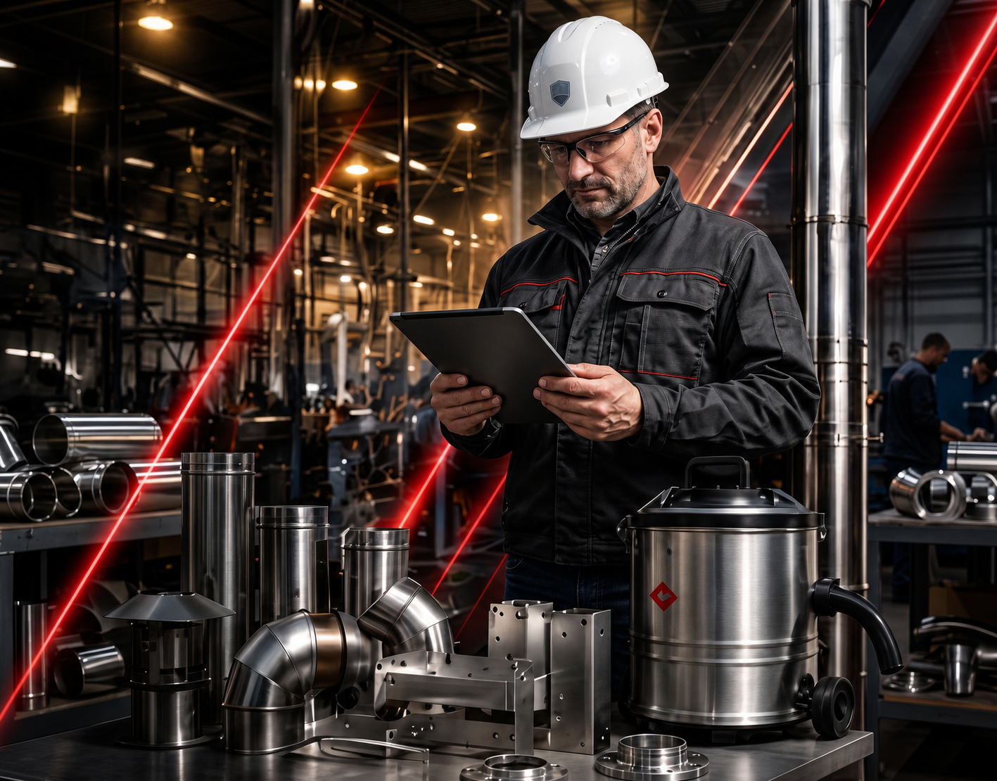 HENITOM specialist in the production hall